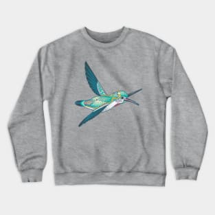 Mandala Hummingbird Crewneck Sweatshirt